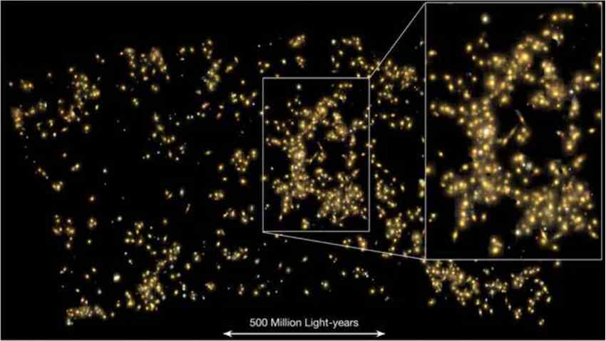 科学家发现“埃纳斯托超宇宙岛团”质量相当于26万亿个太阳